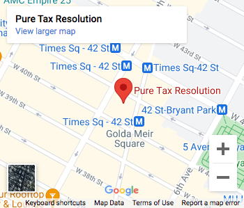 Pure tax resolution New York